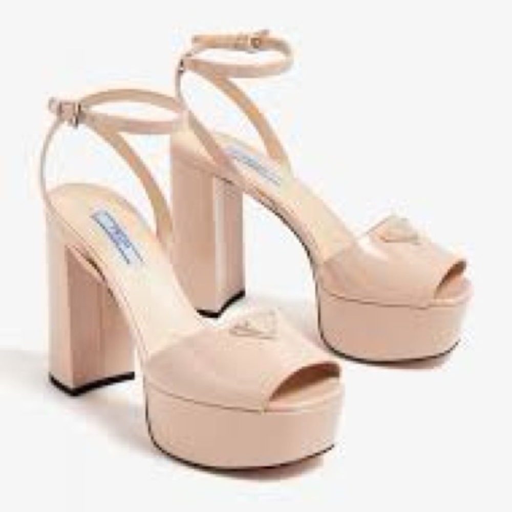 Prada Ankle Strap Platform